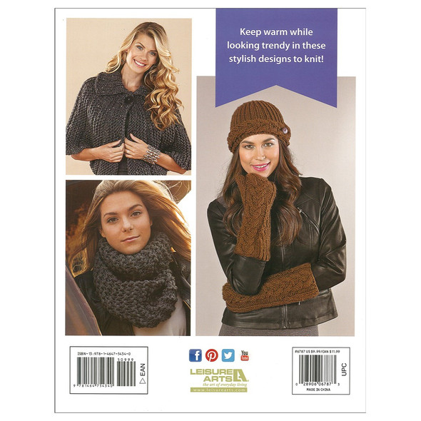 Leisure Arts Warm Up With Knits Book