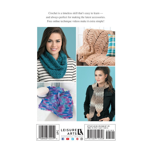 Leisure Arts Learn To Crochet Book