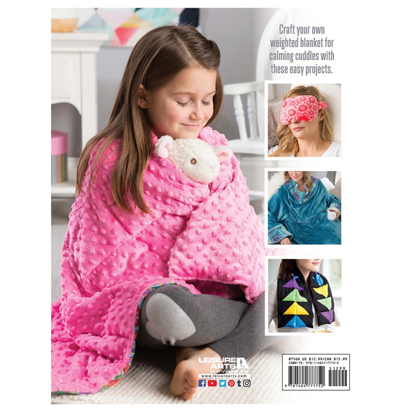 Leisure Arts Quilting Sewing Cozy Weighted Blankets Book