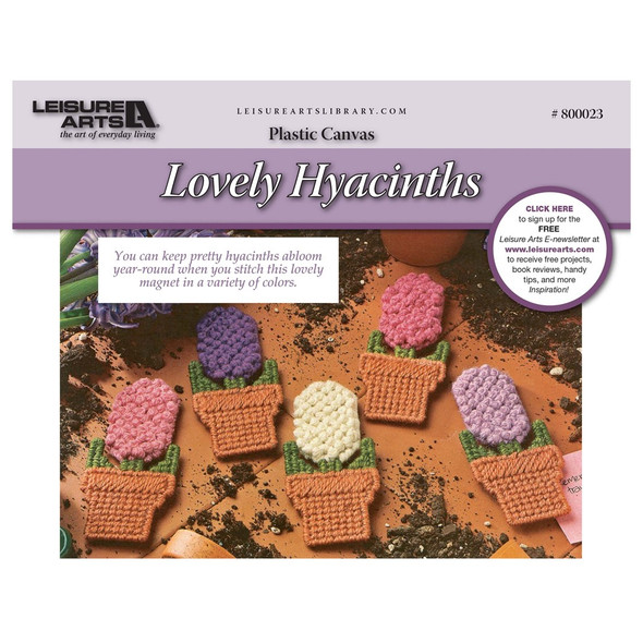 Leisure Arts Lovely Hyacinths Plastic Canvas ePattern