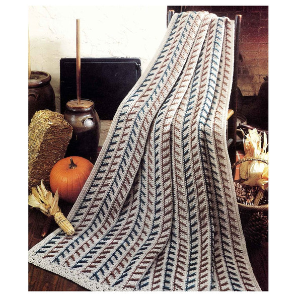 Leisure Arts A Year of Afghans Book 1 Harvest Gatherings Crochet ePattern