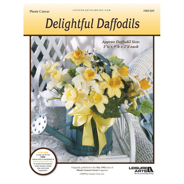 Leisure Arts Delightful Daffodils Plastic Canvas ePattern