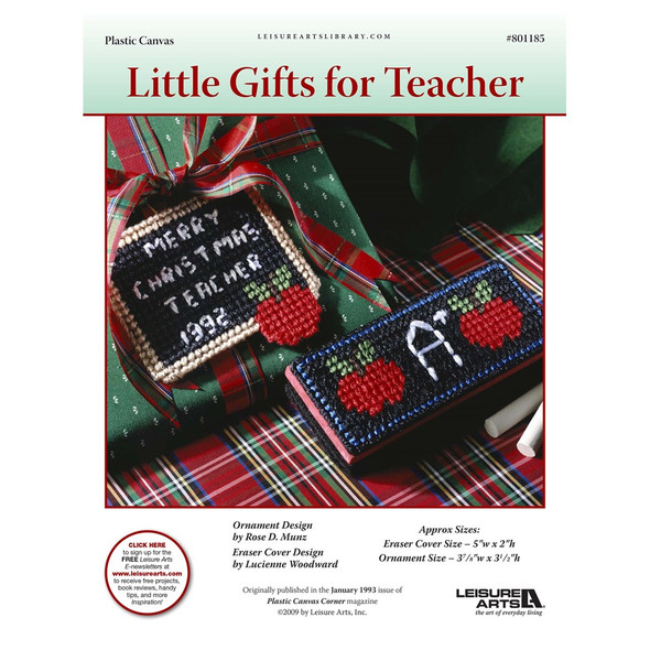 Leisure Arts Little Gifts for Teacher Plastic Canvas ePattern