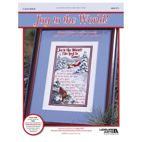 Leisure Arts Joy To The World Cross Stitch ePattern