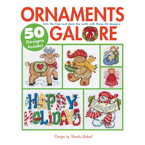 Leisure Arts Ornaments Galore Cross Stitch eBook