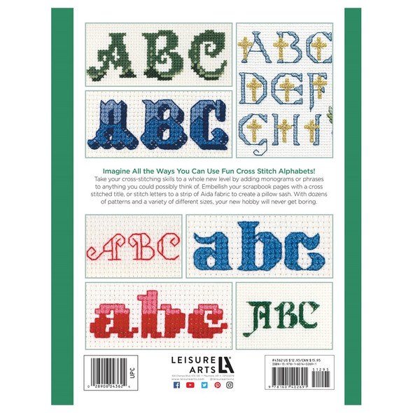 Leisure Arts A Big Collection of Alphabets Cross Stitch eBook