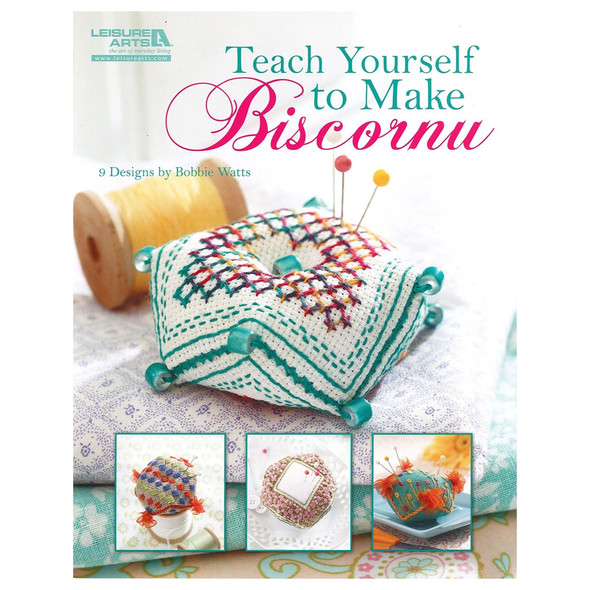 Leisure Arts Teach Yourself To Make Biscornu Embroidery eBook