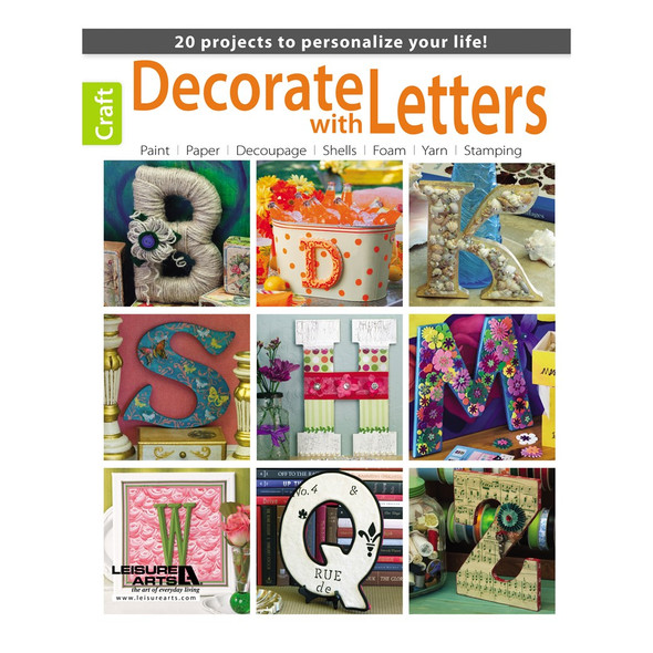 Leisure Arts Decorate With Letters Craft eBook