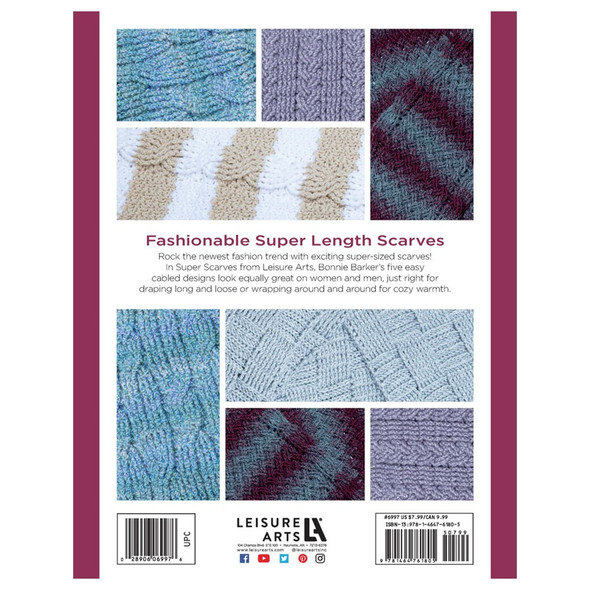 Leisure Arts Super Scarves Crochet eBook