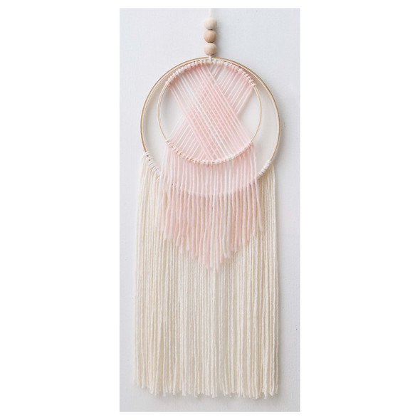 Leisure Arts ePattern Simple Home Decor Yarn Hoop Wall Hanging