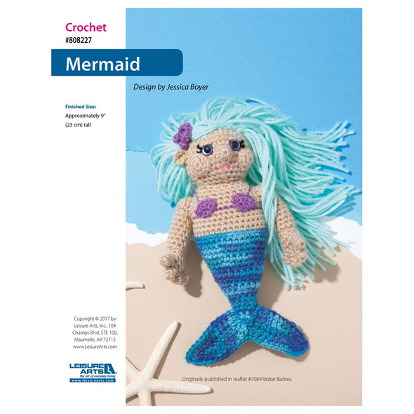Leisure Arts ePattern Marmaid Water Babies Amigurumi Leisure Arts ePattern Marmaid Water Babies Amigurumi