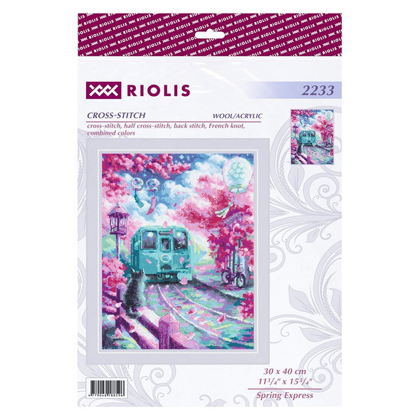 Riolis Cross Stitch Kit Autumn Express - Leisure Arts