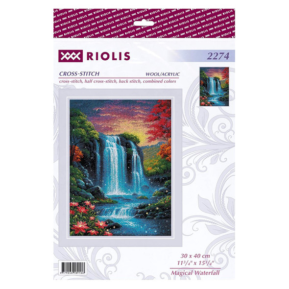 Riolis Cross Stitch Kit Magical Waterfall