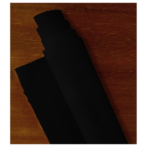 Essentials By Leisure Arts Aida Cloth 22ct Black 30 inch x 36 inch