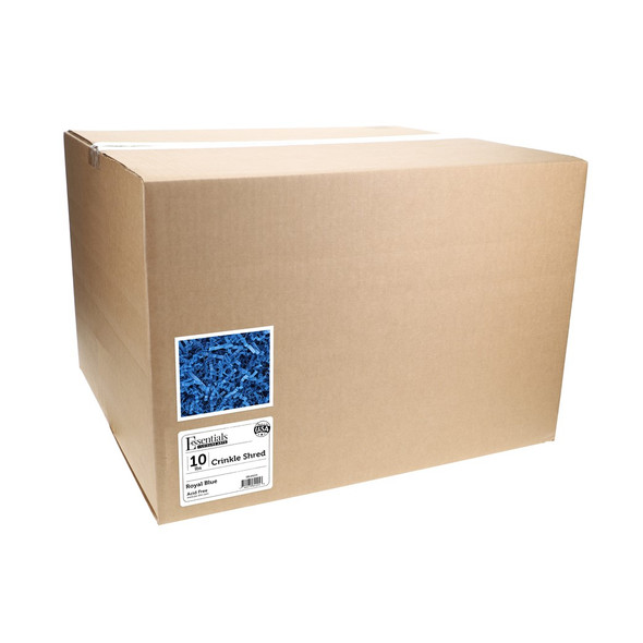 Essentials By Leisure Arts Crinkle Shred 10lb Royal Blue Box