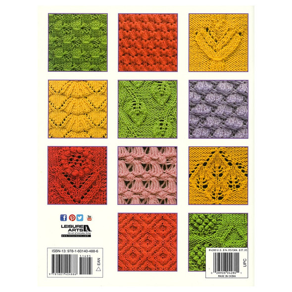 Leisure Arts 50 Fabulous Knit Stitches Book