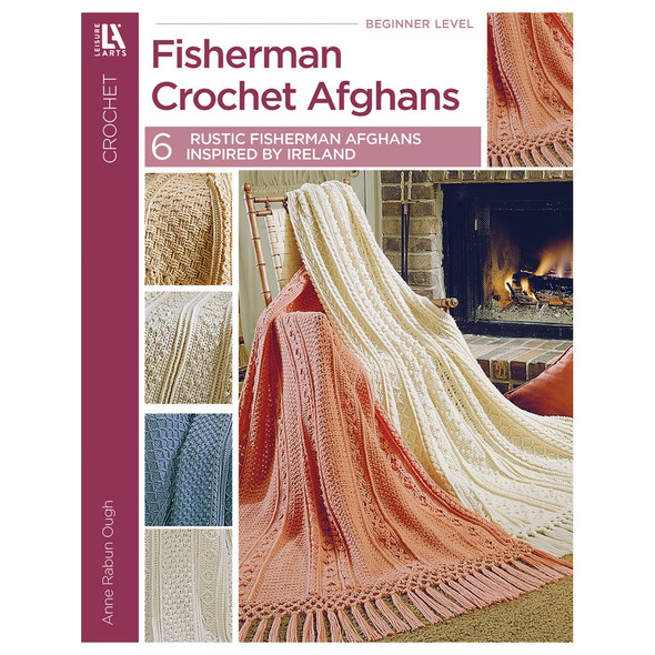 Leisure Arts Crochet Fisherman Crochet Afghans Book