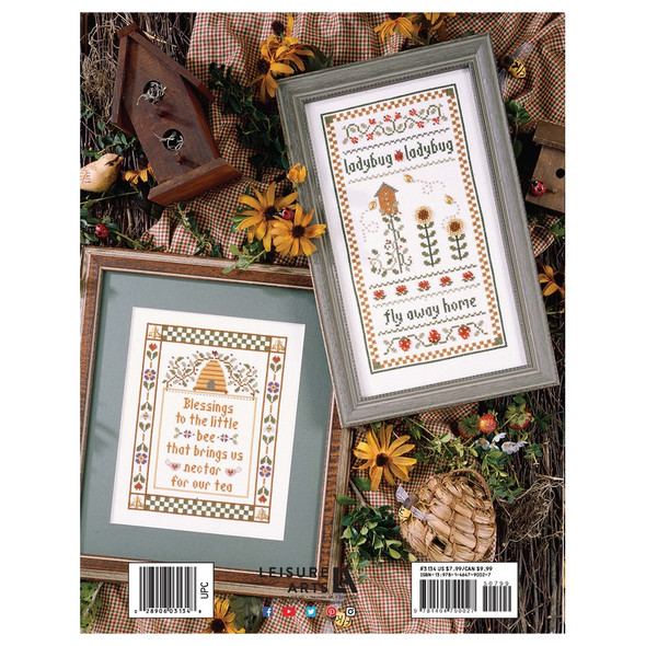 Leisure Arts Stitchery Joy In The Journey Cross Stitch Book
