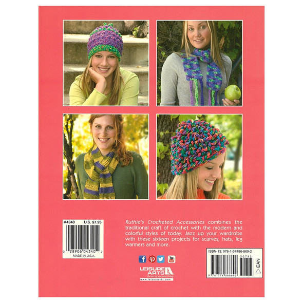 Leisure Arts Ruthies Crocheted Accessories Book