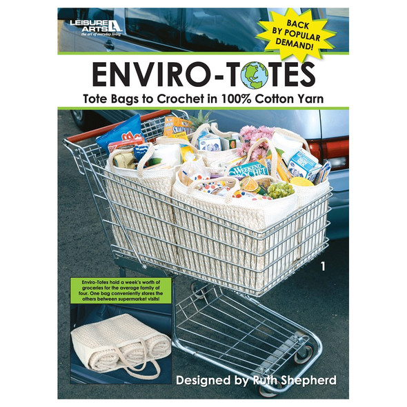 Leisure Arts EnviroTotes Crochet Book