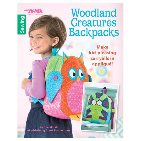Leisure Arts Quilting Sewing Books Woodland Creatures Backpacks Book