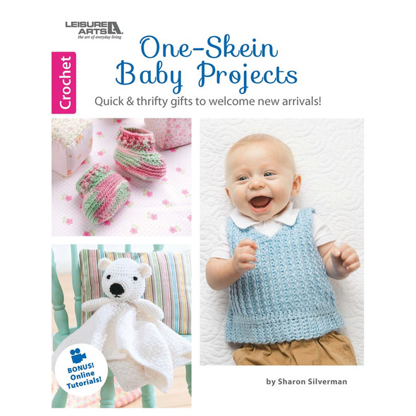 Leisure Arts Crochet One Skein Baby Projects Book