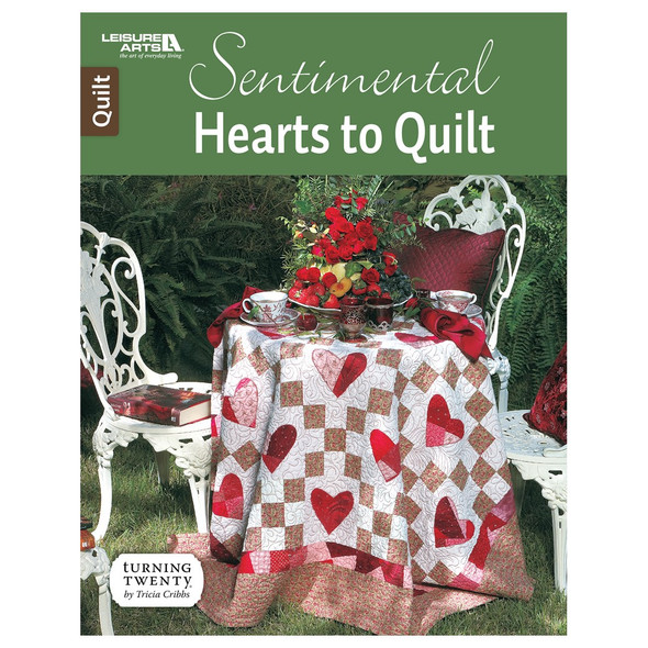 Leisure Arts Sentimental Hearts To Quilt Book