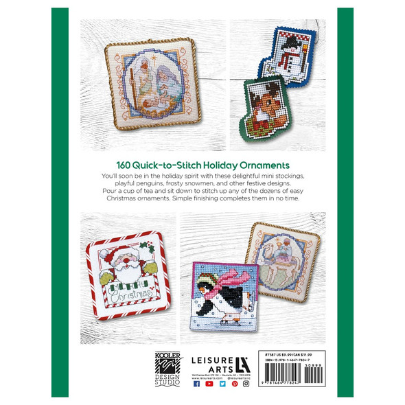 Leisure Arts Mini Cross Stitch Ornaments Book