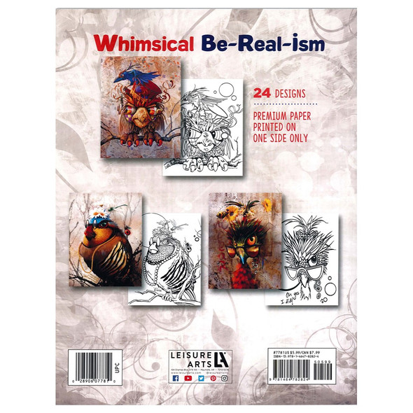 Leisure Arts Be The Bird Coloring Book