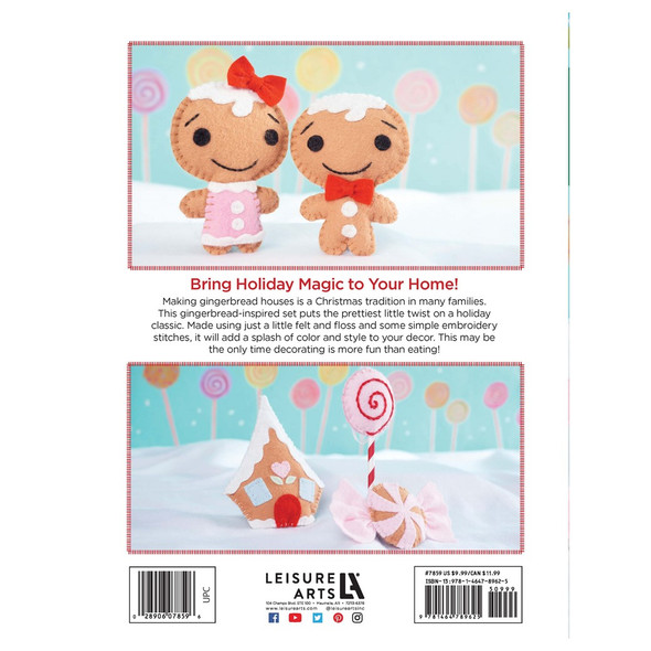 Leisure Arts Gingerbread House Stitchery Book