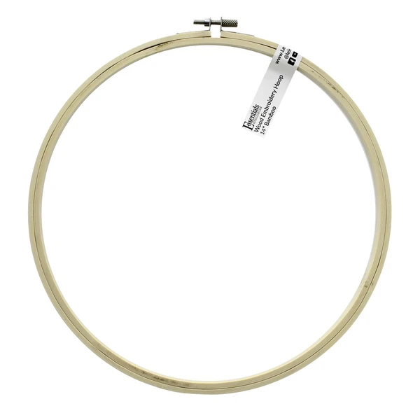 Essentials By Leisure Arts Wood Embroidery Hoop 14 inch Bamboo