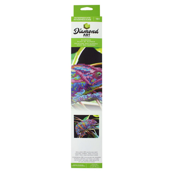 Diamond Art Kit Intermediate 12 inch x 12 inch Chameleon