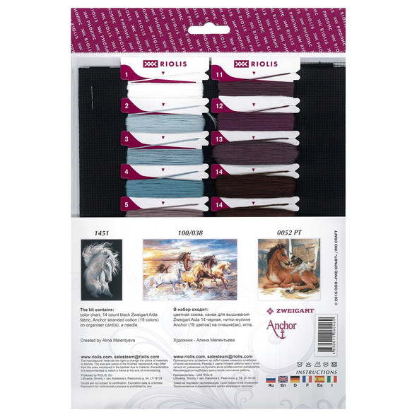 Riolis Cross Stitch Kit Breeze Through Mane
