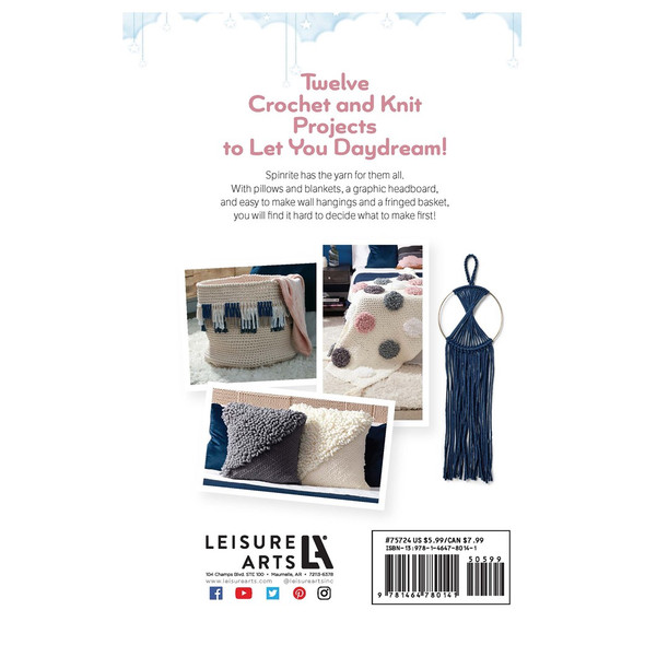 Leisure Arts Daydream Pattern Collection Knit Crochet Book