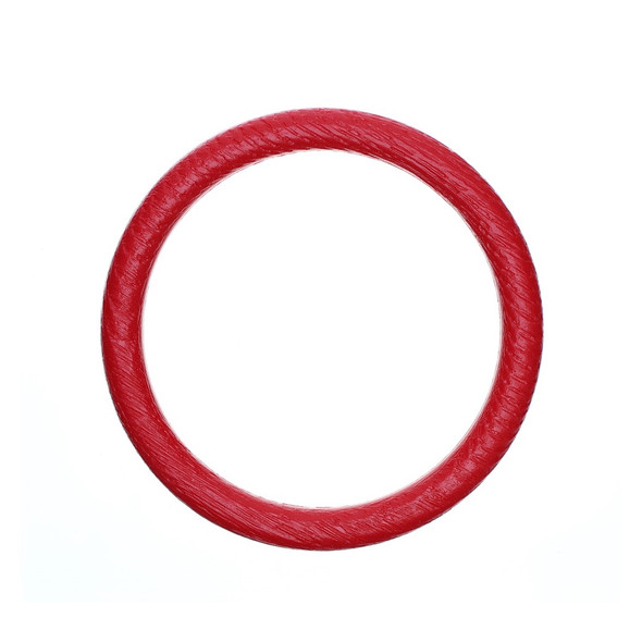 EBL Craft Frames 3.5 inch Round WoodGrain Red 61pc