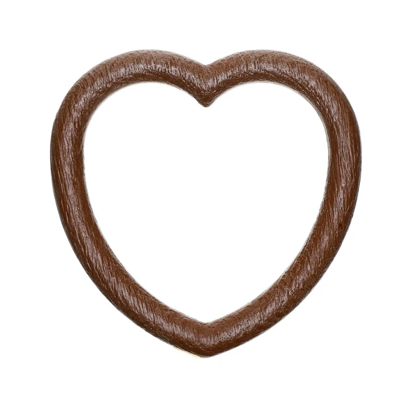 EBL Craft Frames 3.5 inch Heart WoodGrain Brown 56pc