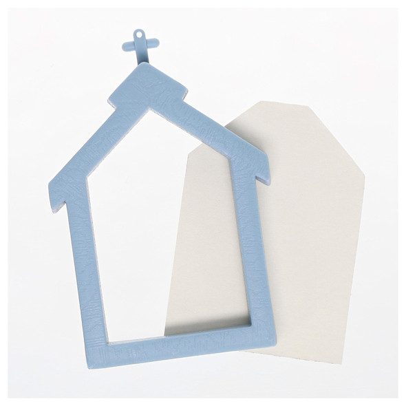 EBL Craft Frames Church Light Blue 40pc