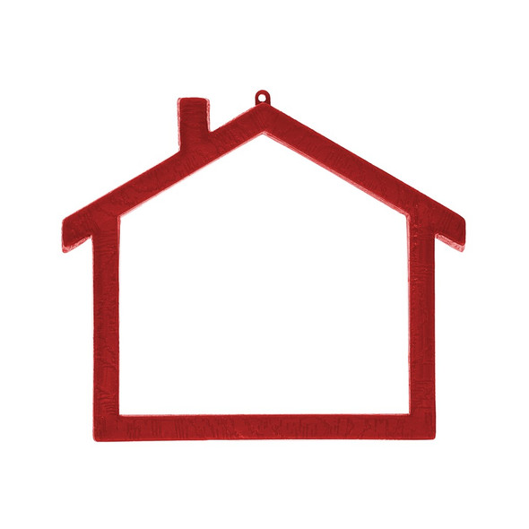 EBL Craft Frames Mini House Red 40pc