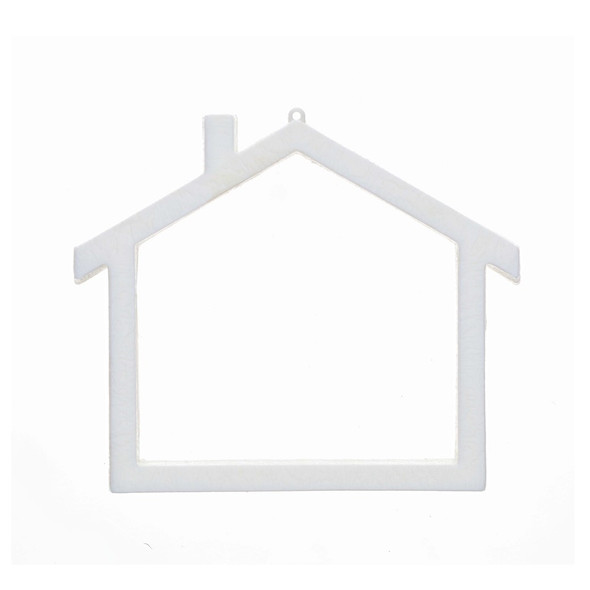 EBL Craft Frames Mini House White 40pc