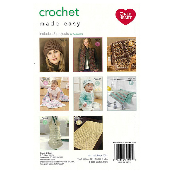 Leisure Arts Crochet Made Easy Book
