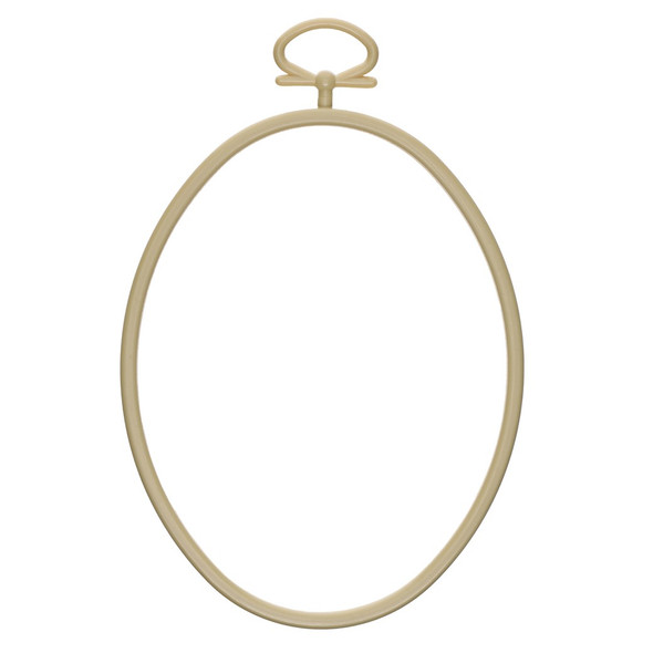 EBL Craft Frames Oval 3.5 inch x4.5 inch Ecru 44pc