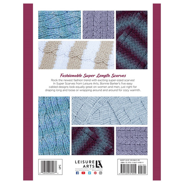 Leisure Arts Super Scarves Book