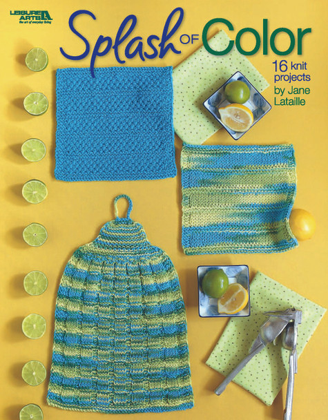 eBook Splash of Color Dishcloth Sets to Knit