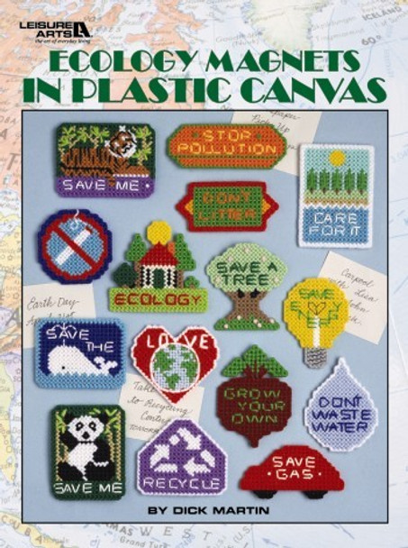 eBook Ecology Magnets in Plastic Canvas