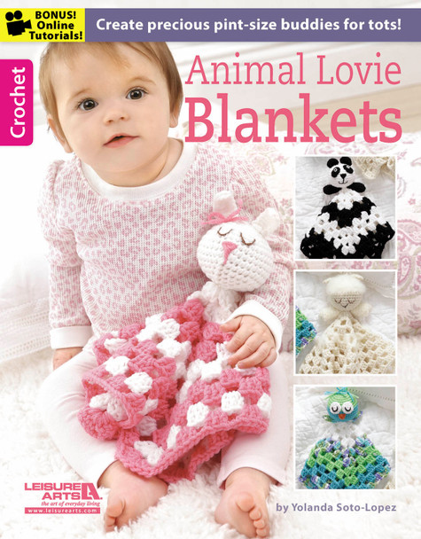 Leisure Arts Books Animal Lovie Blankets eBook