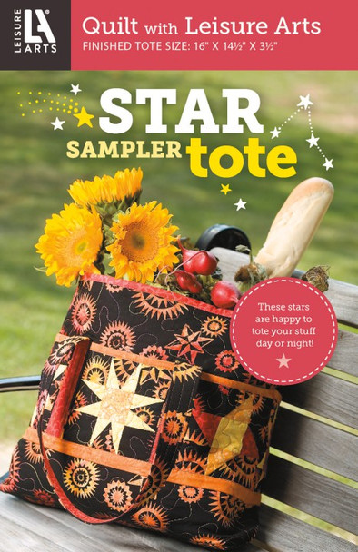 Leisure Arts Star Sampler Tote Quilt Pattern