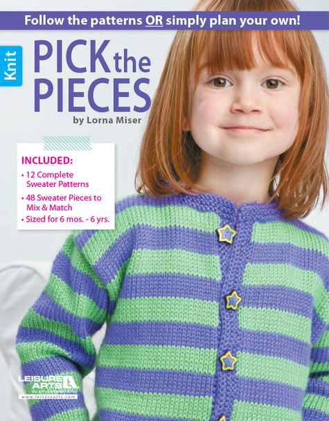 Leisure Arts Pick the Pieces Knit Book