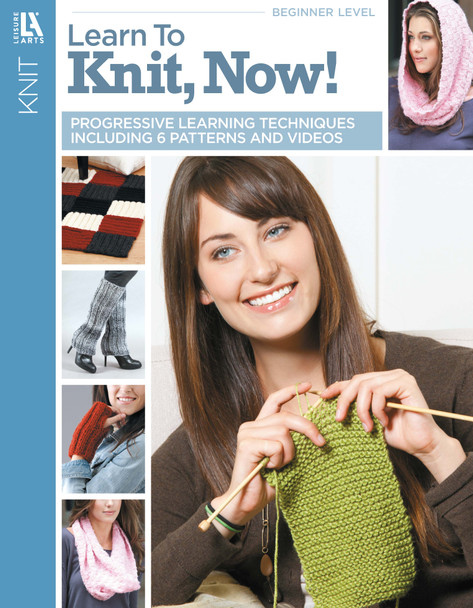 Leisure Arts Learn To Knit Now Book