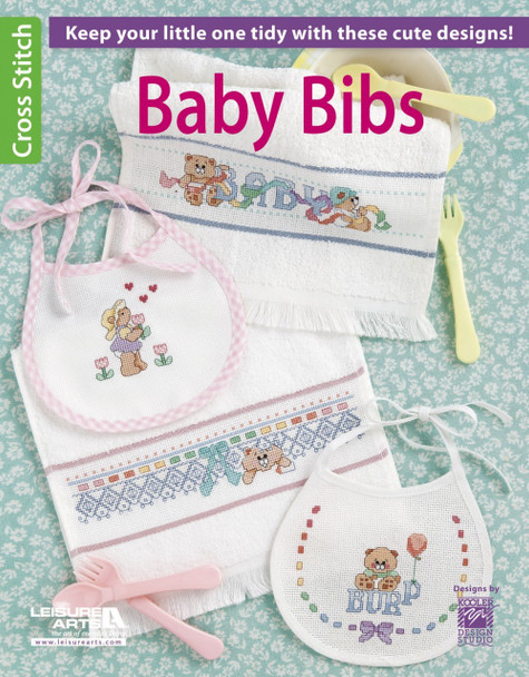 Leisure Arts Baby Bibs Cross Stitch Book