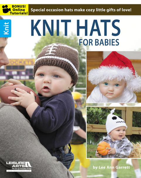 Leisure Arts Knit Hats For Babies Book